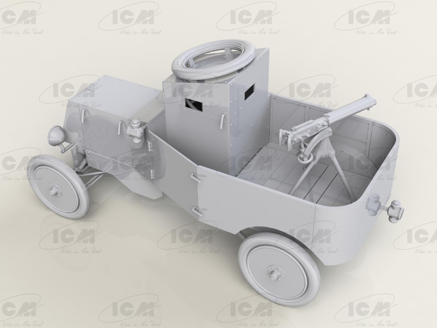 ICM 1:35 - Model T RNAS Armoured Car