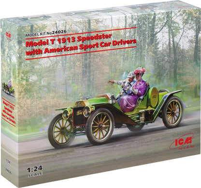 ICM 1:24 - Model T 1913 Speedster with Drivers