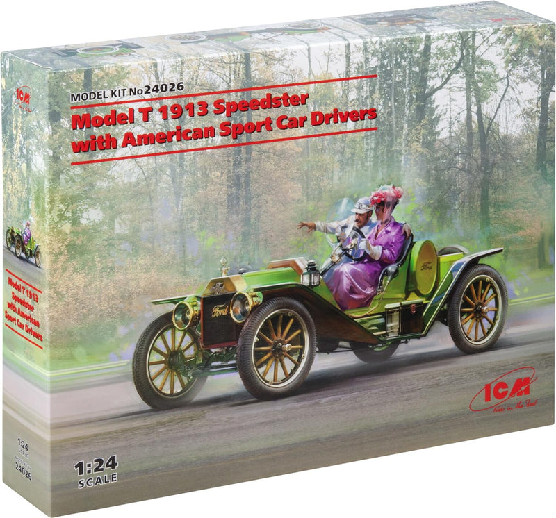 ICM 1:24 - Model T 1913 Speedster with Drivers