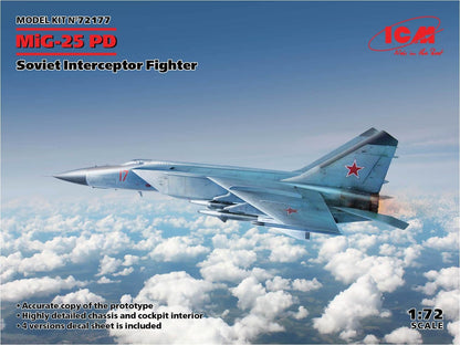 ICM 1:72 - MiG-25 PD, Soviet Training Aircraft