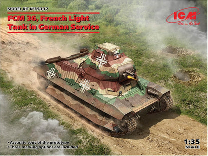 ICM 35337 - Carro armato leggero in plastica dell'esercito tedesco FCM36 1/35