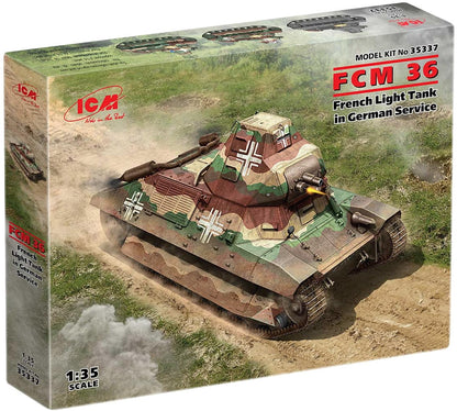 ICM 35337 - Carro armato leggero in plastica dell'esercito tedesco FCM36 1/35