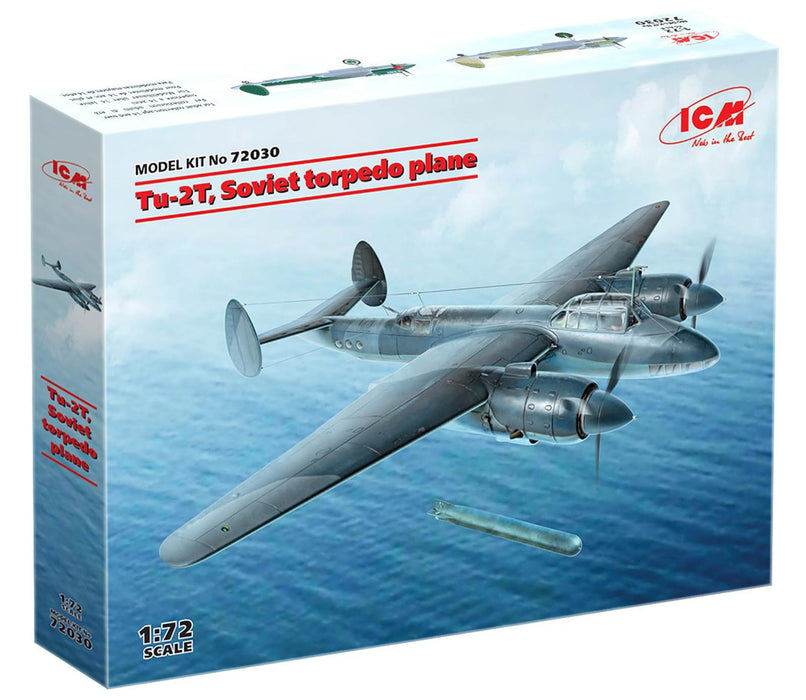 ICM 1:72 Tu-2T Soviet Torpedo Plane, Model kit, ICM72030