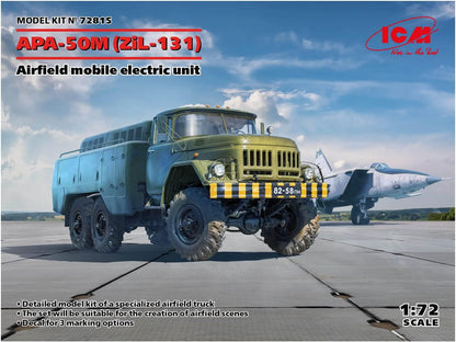 ICM ICM72815 Kit de modélisme pour Appareil électrique Mobile Airfield 1:72-APA-50M (ZiL-131