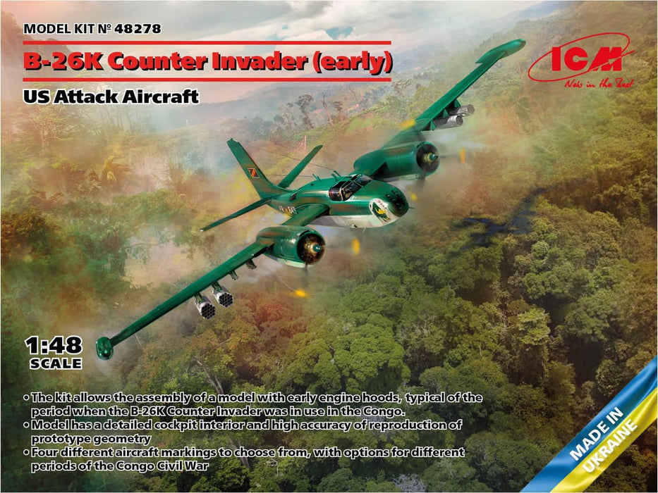 ICM 1:48 - B-26K Counter Invader, US Attack Aircraft