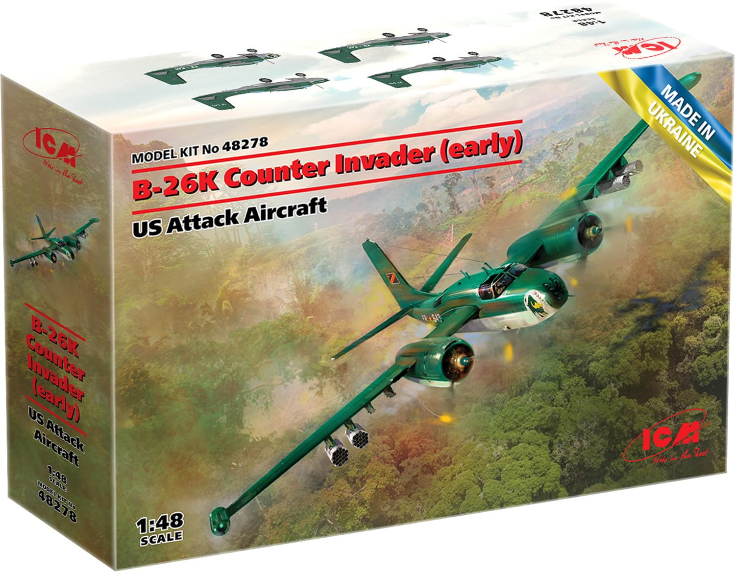 ICM 1:48 - B-26K Counter Invader, US Attack Aircraft