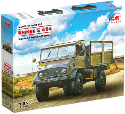 ICM 1:35 Unimog S404 German Military Truck, Model kit, ICM35135