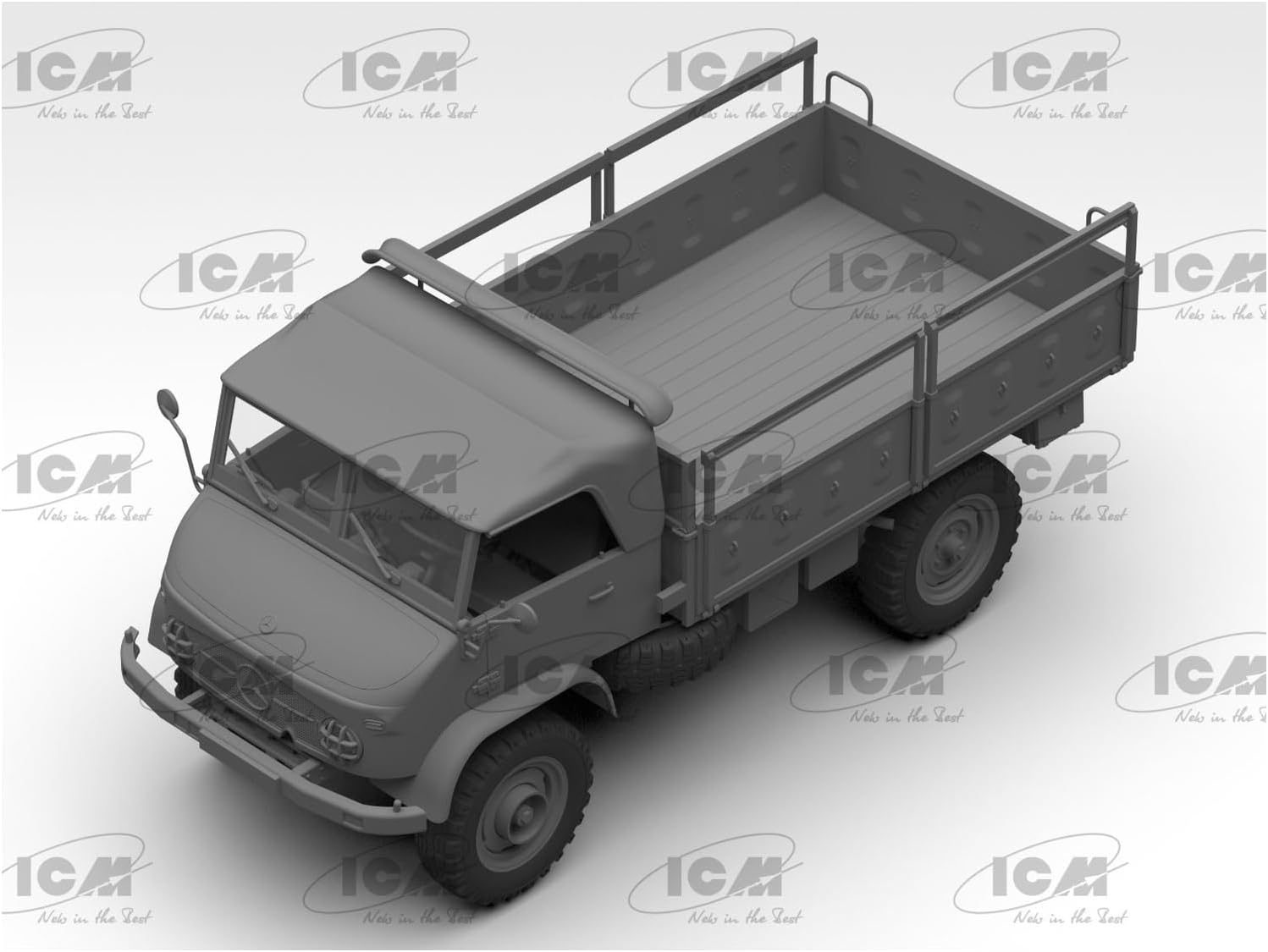 ICM 1:35 Unimog S404 German Military Truck, Model kit, ICM35135