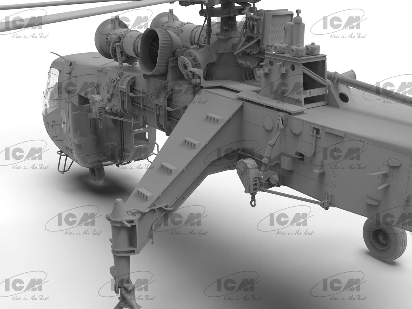 ICM 1:35 - Sikorsky CH-54A Tarhe, US Heavy Helicopter