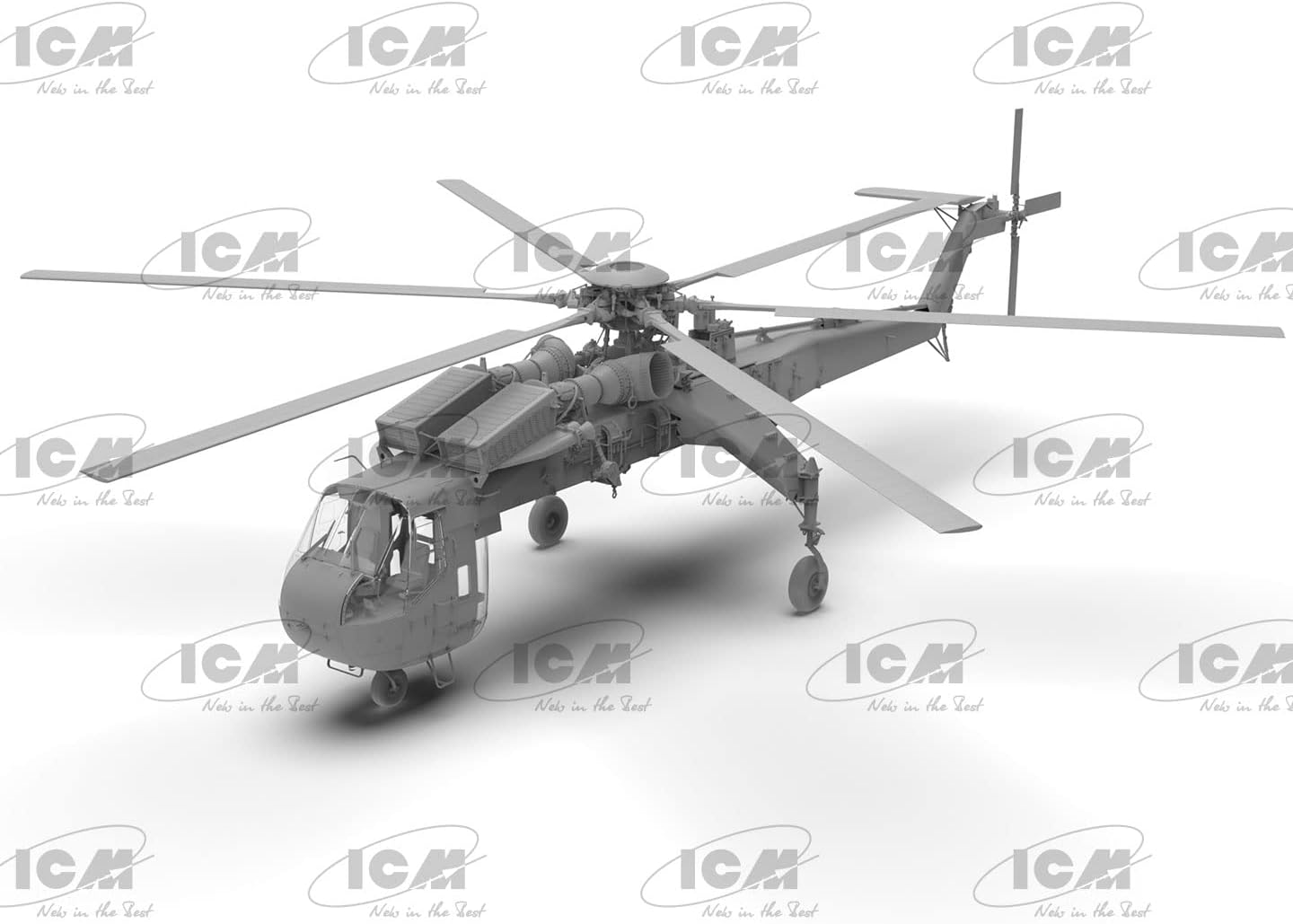 ICM 1:35 - Sikorsky CH-54A Tarhe, US Heavy Helicopter