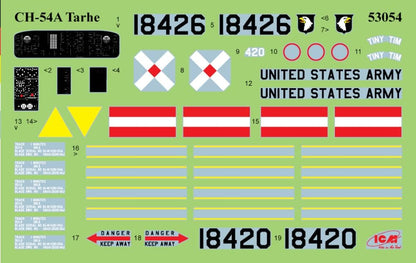 ICM 1:35 - Sikorsky CH-54A Tarhe, US Heavy Helicopter