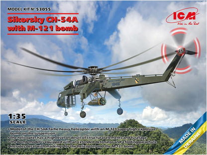 ICM 1:35 - Sikorsky CH-54A Helicopter w/M-121 Bomb