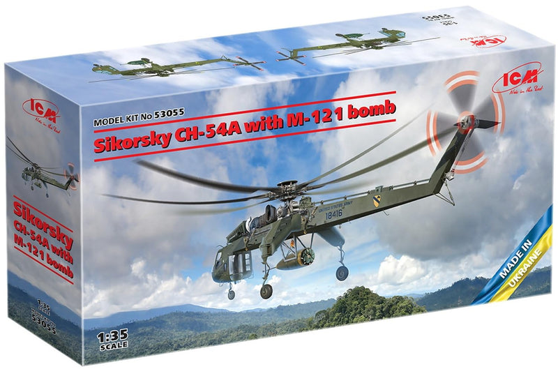 ICM 1:35 - Sikorsky CH-54A Helicopter w/M-121 Bomb