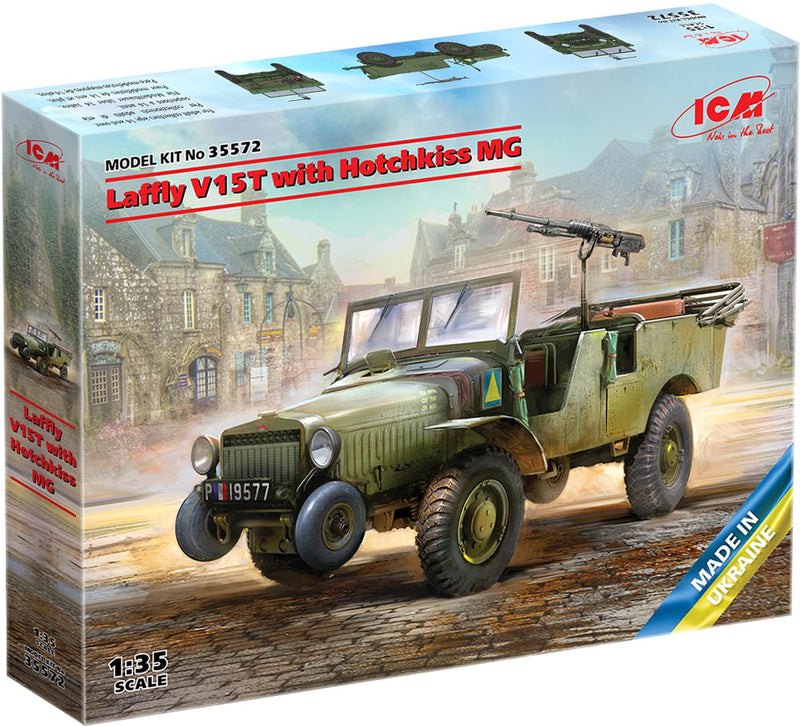 ICM 1:35 - Laffly V15T with Hotchkiss Machine Gun