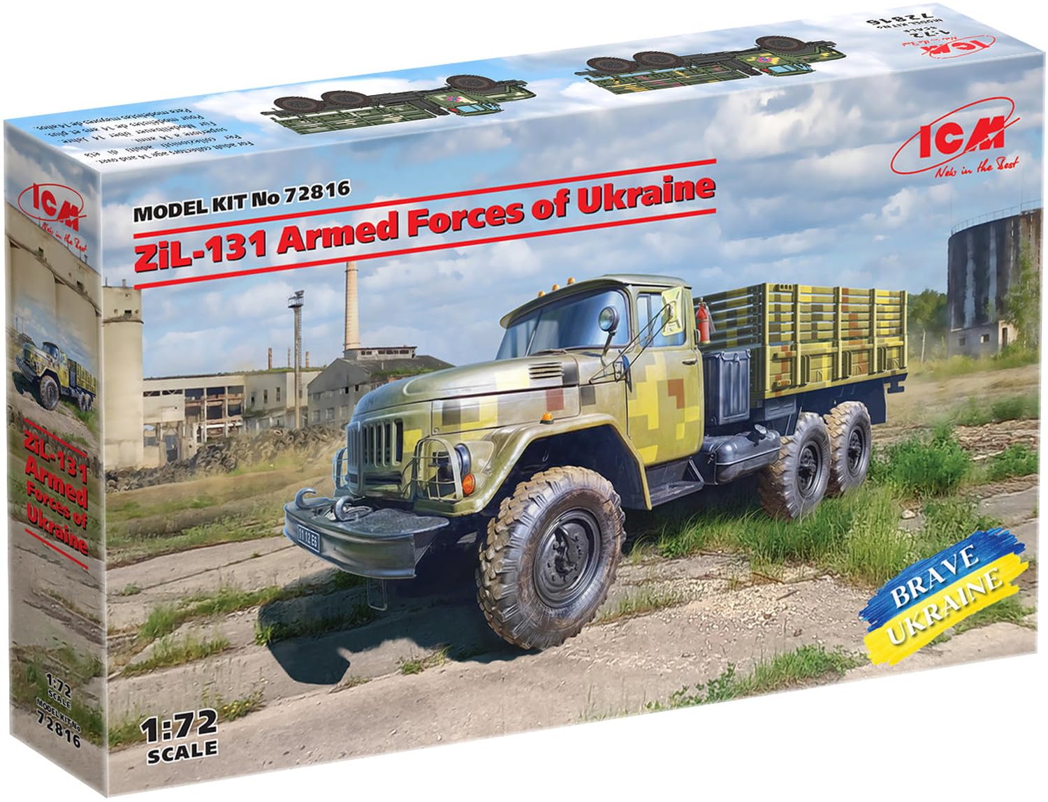 ICM 1:72 - ZiL-131 Military Truck, Armed Forces of Ukraine