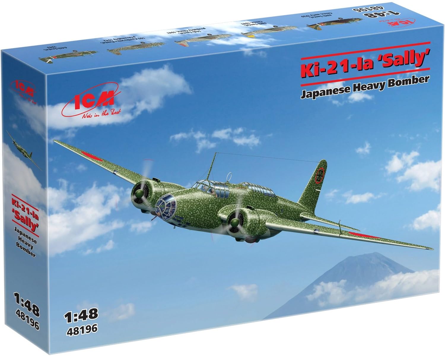 ICM 1:48 - Bombardiere pesante giapponese Ki-21-Ia Sally