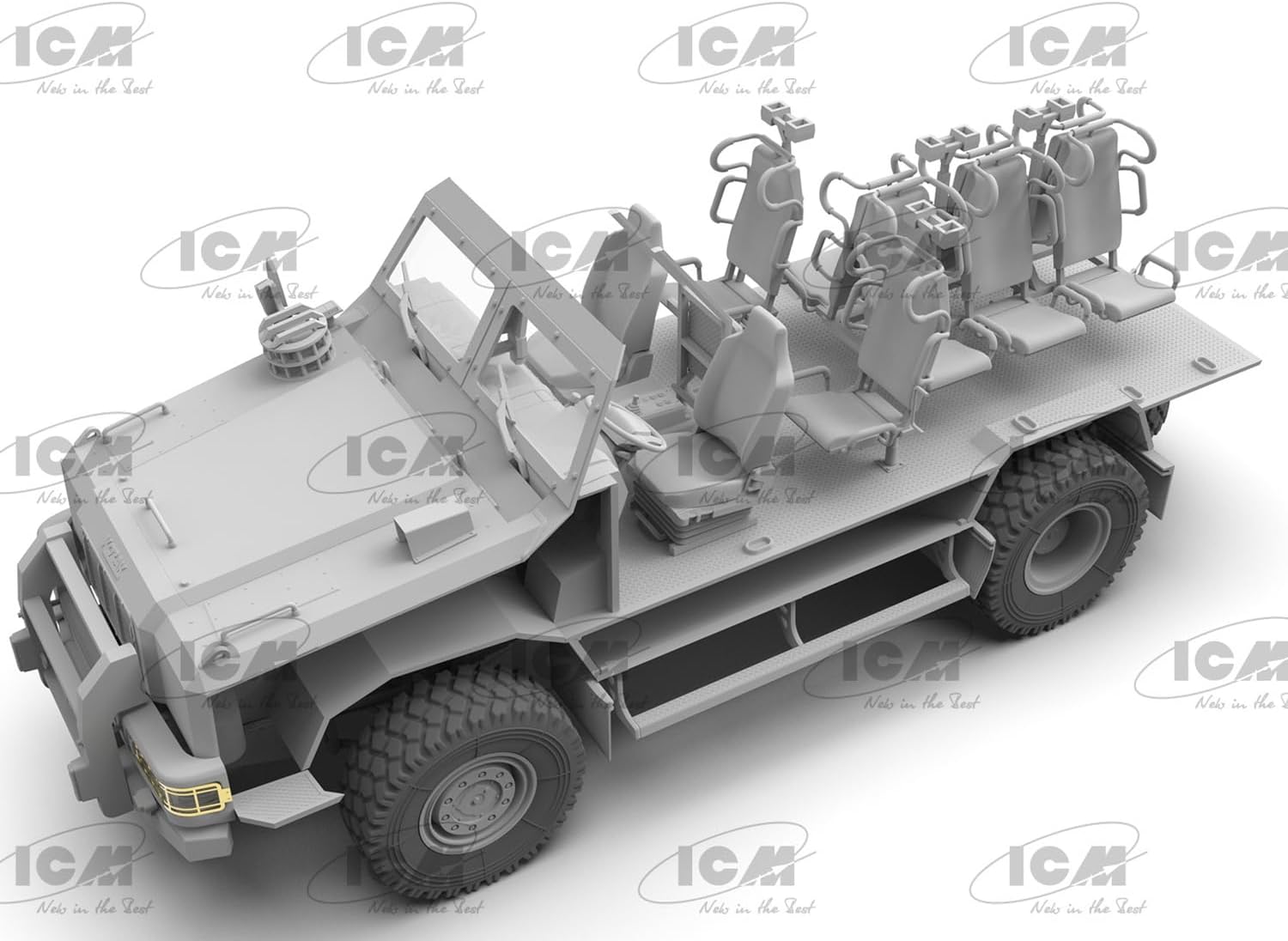 ICM 1:35 Kozak 2 Ukrainian National Guard Armored Truck