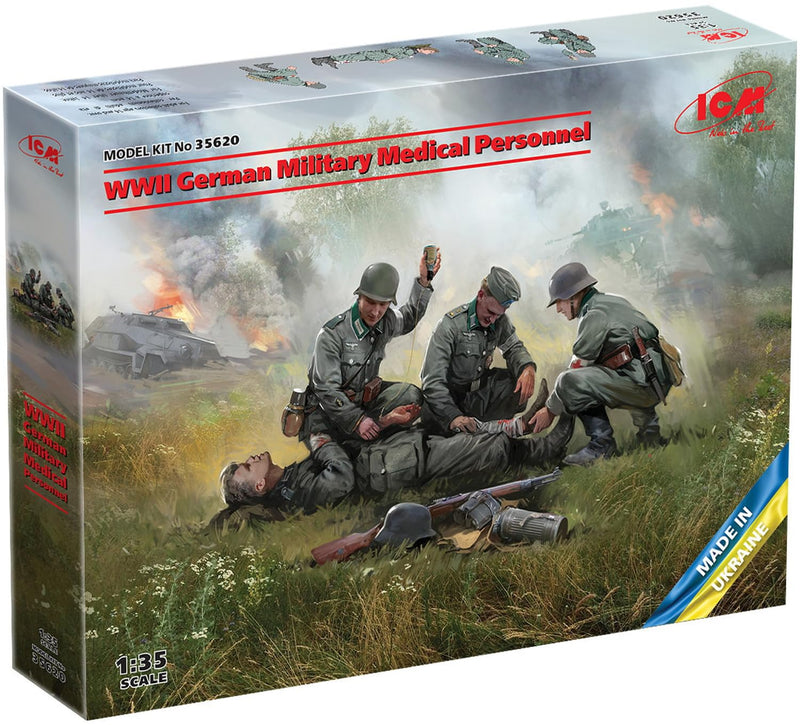 ICM 1:35 - WWII German Military Medical Personnel