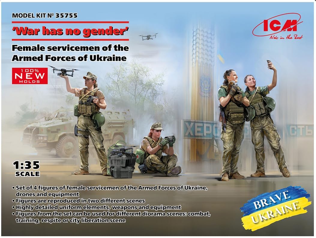 ICM 1:35 War has no Gender, Females of Ukrainian Army