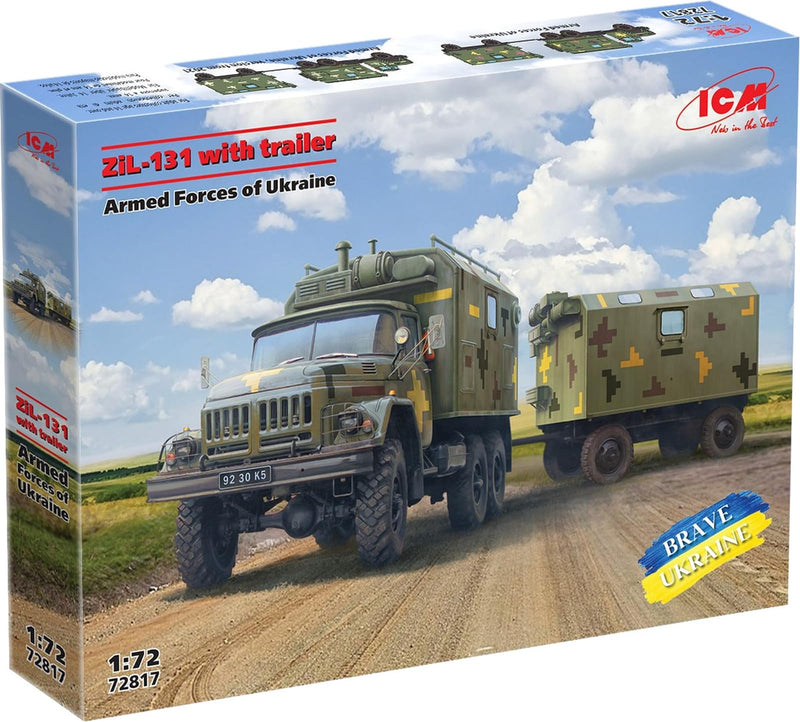 ICM 1:72 - 'ZiL-131, Truck with Trailer (Ukraine