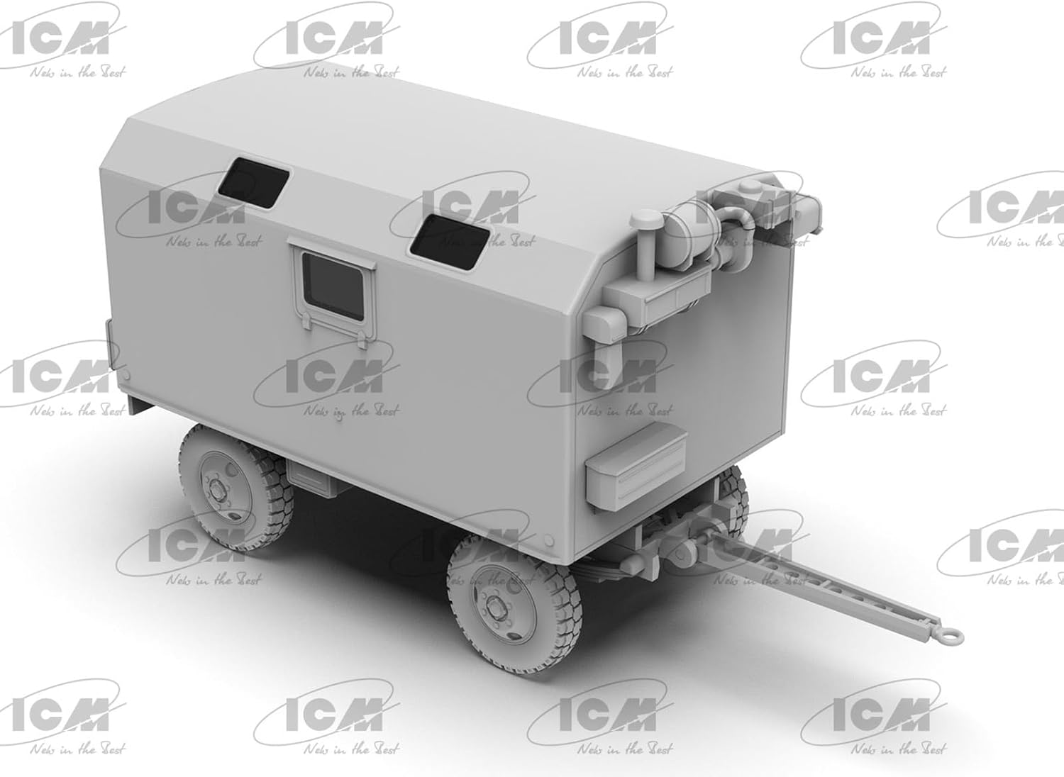 ICM 1:72 - 'ZiL-131, Truck with Trailer (Ukraine
