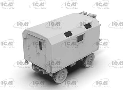 ICM 1:72 - 'ZiL-131, Truck with Trailer (Ukraine