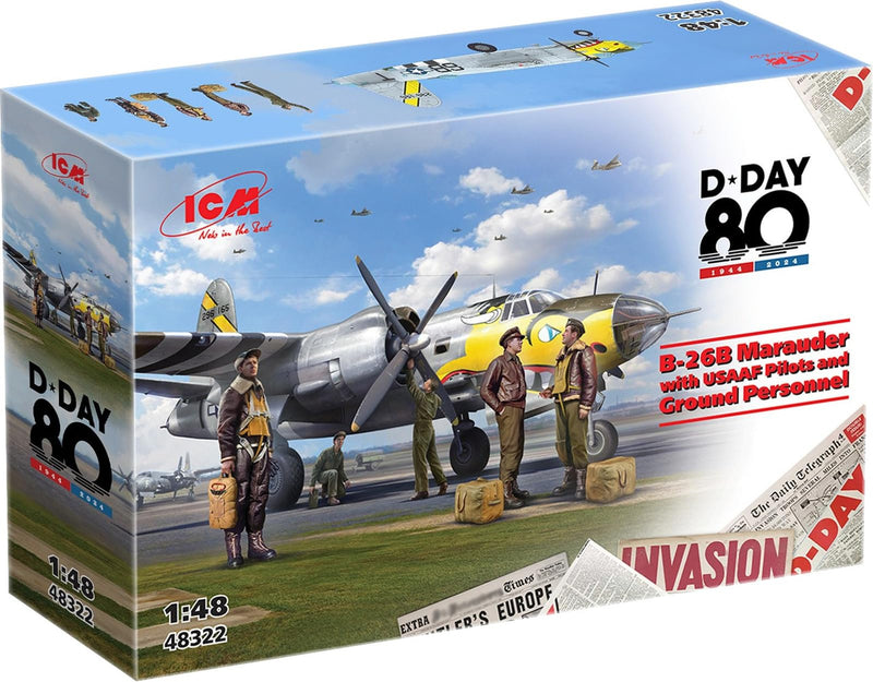 ICM Ltd Ed 1:48 - B-26B Maraud con piloti USAAF