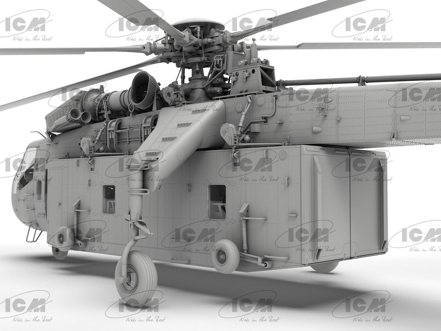 ICM 1:35 - CH-54A Tarhe with Universal Military Pod
