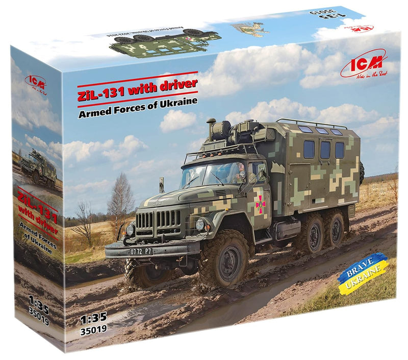 ICM 1:35 ZiL-131131 Armed Forces of Ukraine with driver