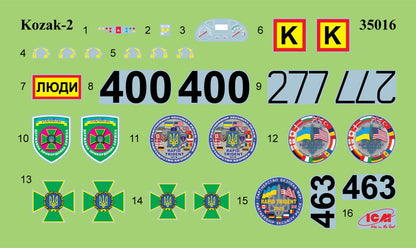 ICM 1:35 'Kozak-2' State Border Guard