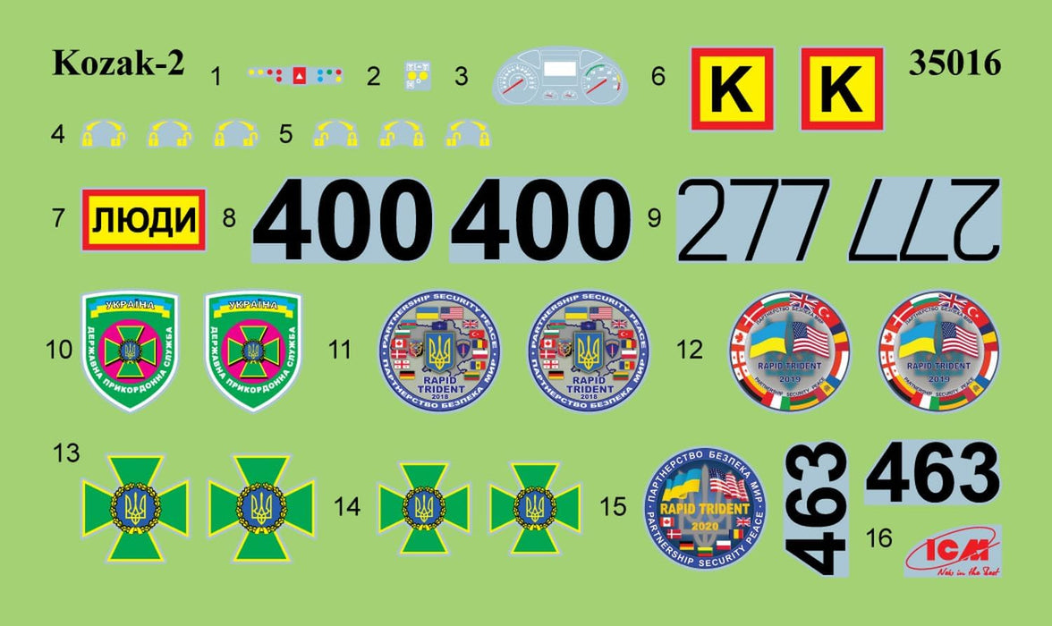 ICM 1:35 'Kozak-2' State Border Guard