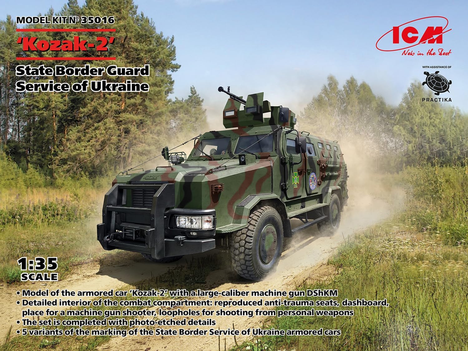 ICM 1:35 'Kozak-2' State Border Guard