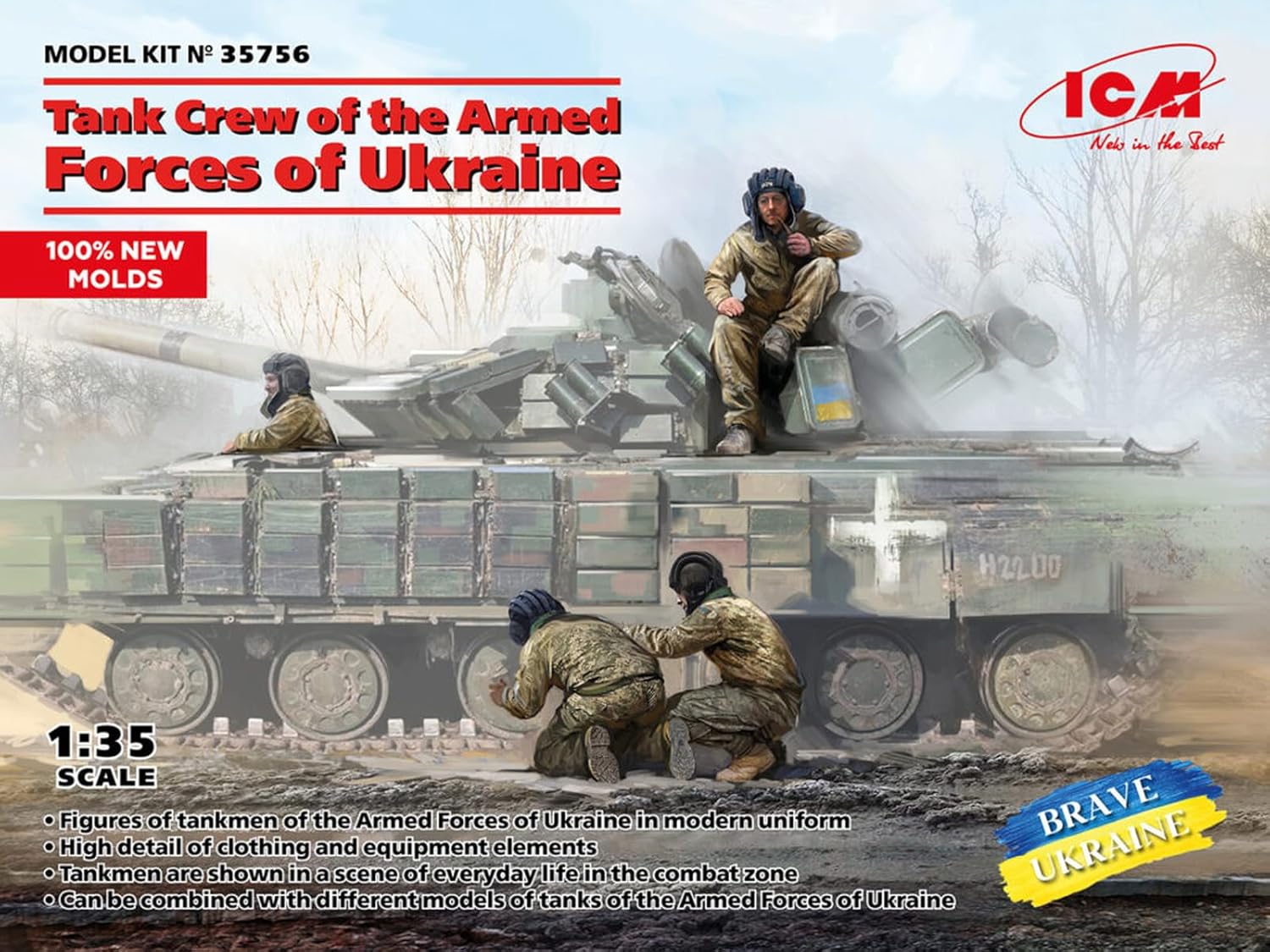 ICM 1:35 Tank Crew Armed Forces (Ukraine