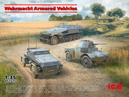 ICM Diorama 1:35 -Wehrmacht Armored Vehicles, Black