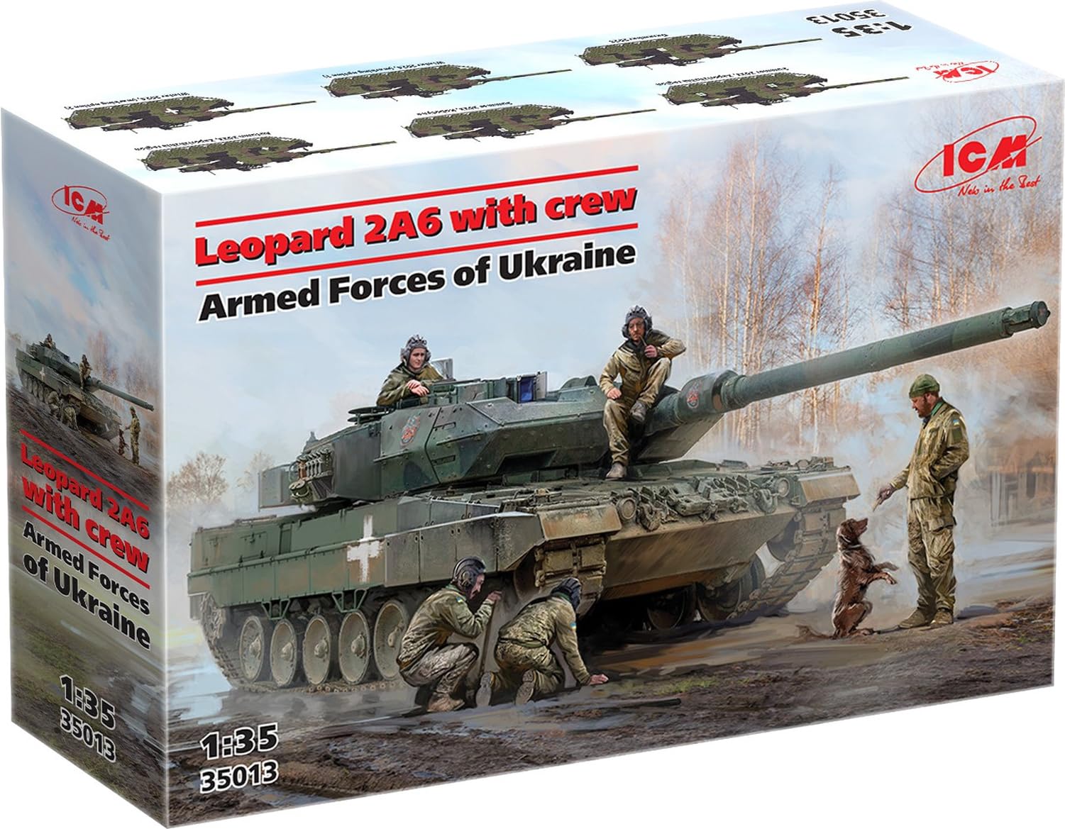 ICM 1:35 - Leopard 2A6, Armed Forces of Ukraine w/Crew