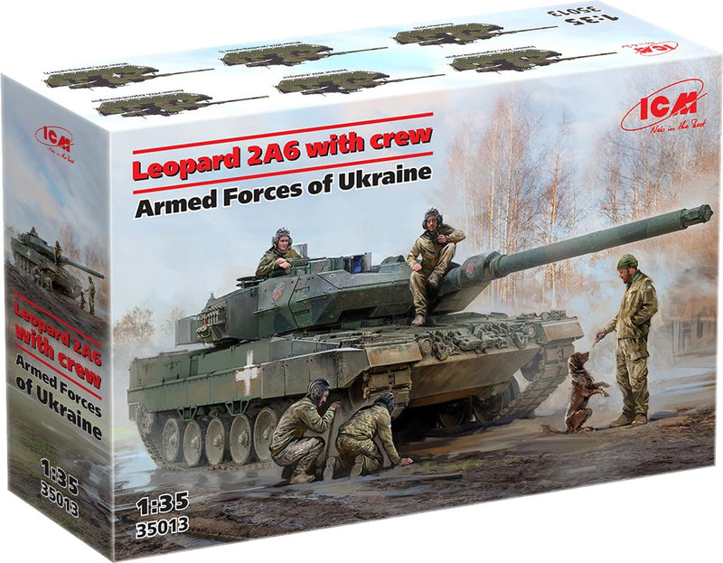 ICM 1:35 - Leopard 2A6, Armed Forces of Ukraine w/Crew