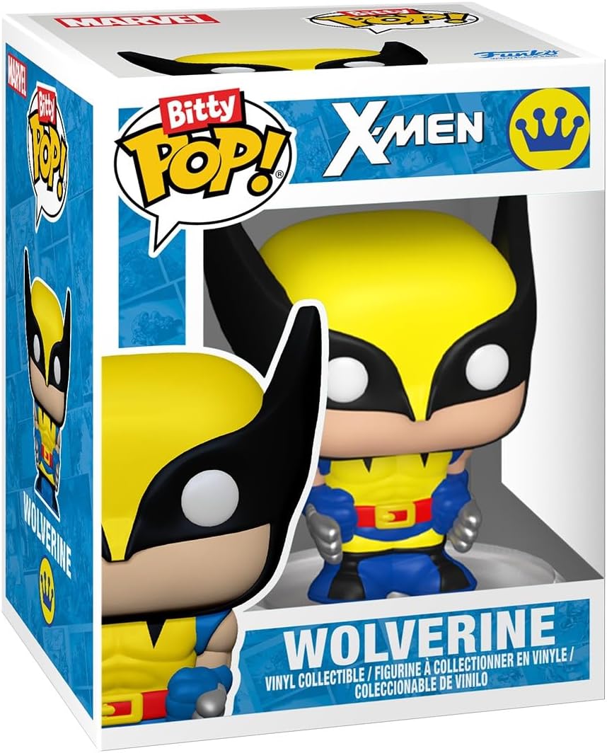 Funko Bitty Pop! Bitty Boxes: X-Men - Xavier's School Playset With 2-0.9 Inch (2.2 Cm) tiny Mini Figures - Marvel: X-Men - Collectable Display Case With Interior Scene and Storage - Gift Idea
