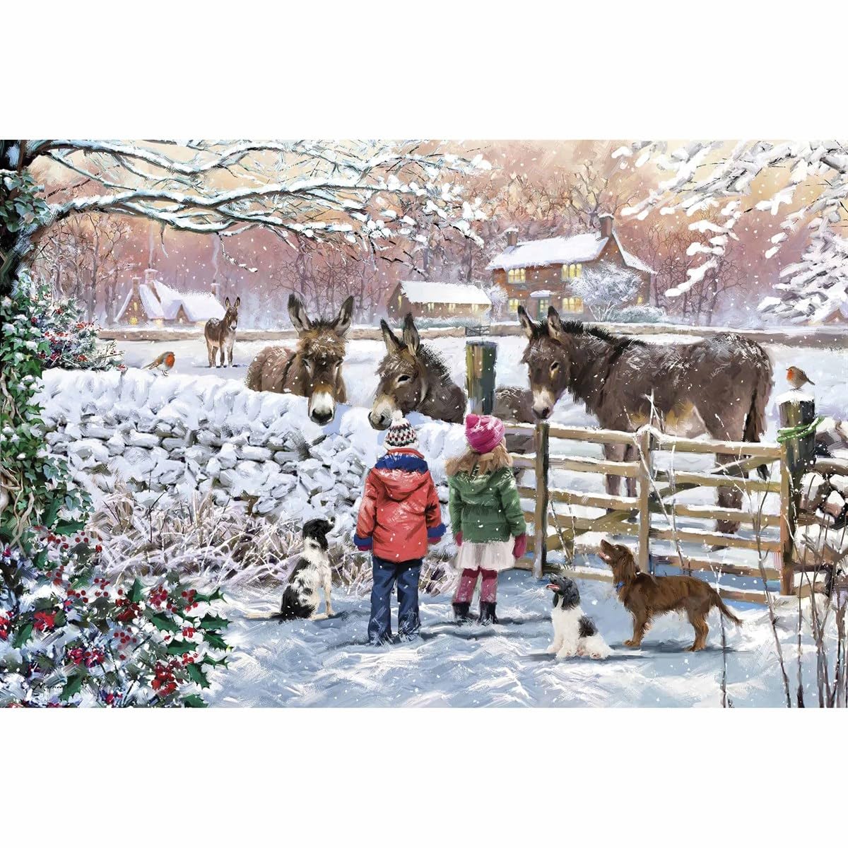 Donkey Friends - 500 Piece Jigsaw Puzzle