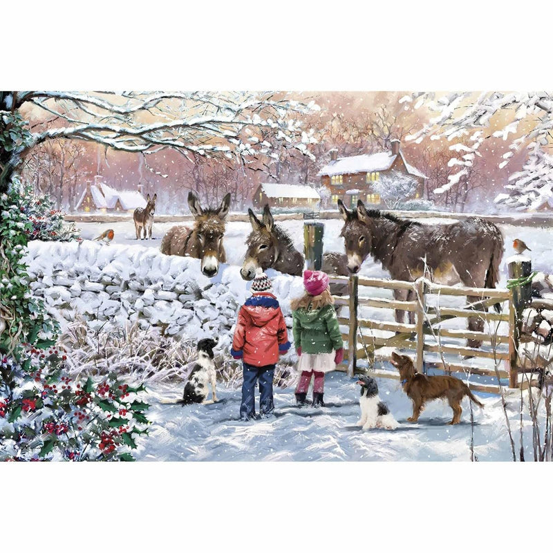 Donkey Friends - 500 Piece Jigsaw Puzzle