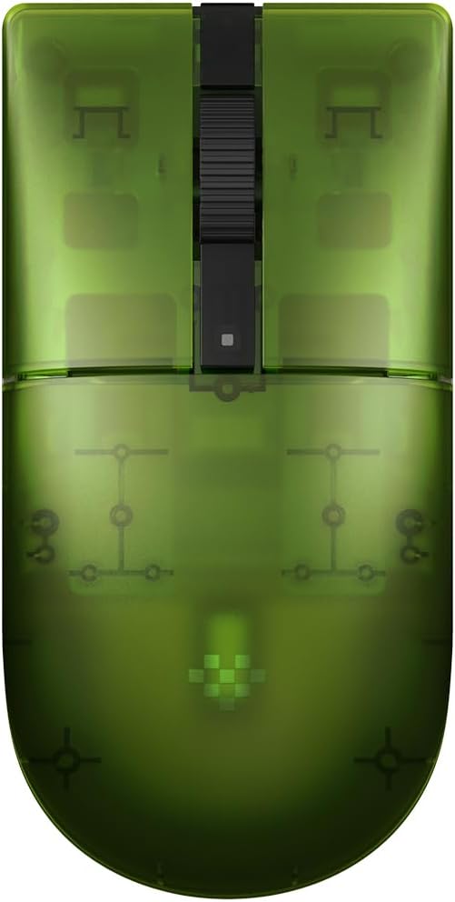 8Bitdo Retro R8 Mouse with PAW 3395 Optical Sensor DPI 26K, Wireless 4K Polling Mouse with Charging Dock, Programmable Buttons, and Kailh Sword GM X Micro Switches - Xbox Edition(Officially Licensed