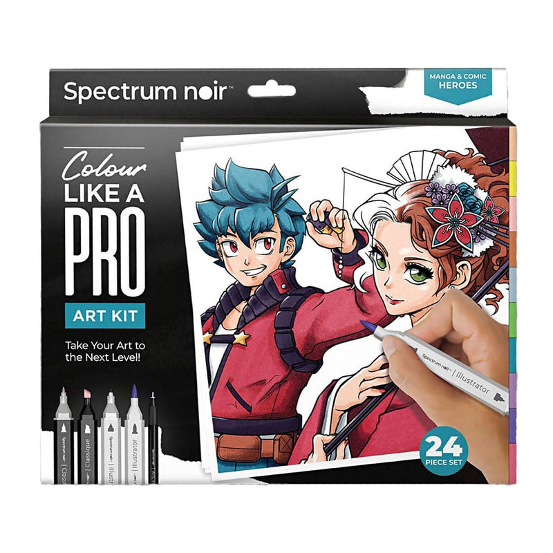 Creativ Company - Hobbyset Illustratie Manga en Stripboekhelden Kleurset