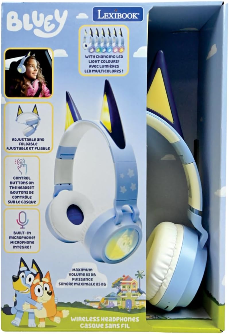 Lexibook - 3D Bluey Design Bluetooth (Hpbt015By)
