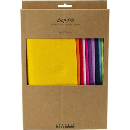 Creativ Company hobby felt A4 multicolor craft felt for children
