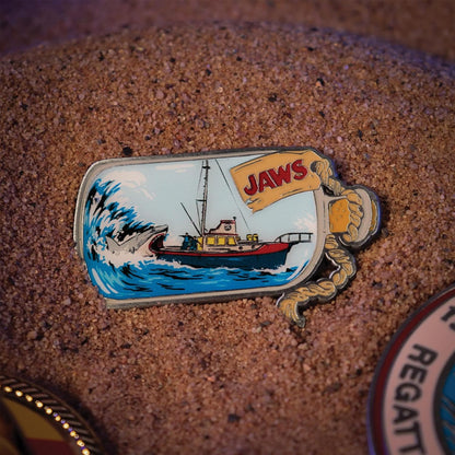 Jaws Limited Edition 50th Anniversary Ship in Bottle Enamel Pin Badge