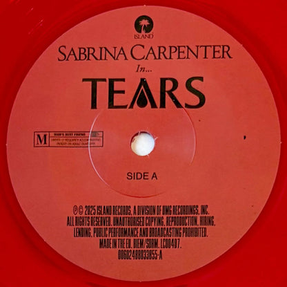 Sabrina Carpenter - Tears - Red Single