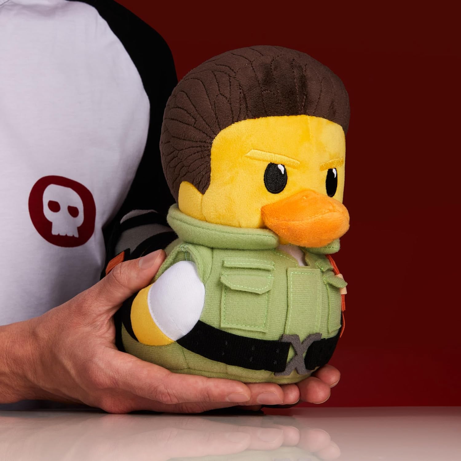 TUBBZ Plush: Resident Evil - Chris Redfield Cosplaying Rubber Duck Soft Plush Collectible Toy