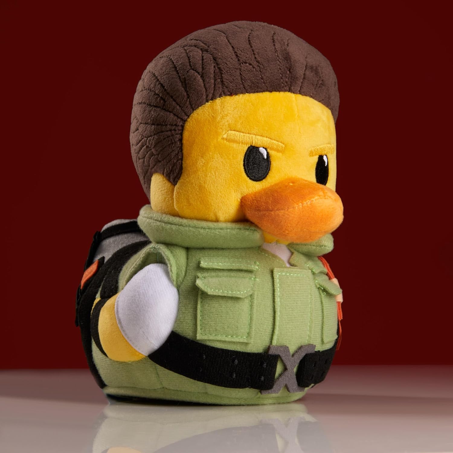 TUBBZ Plush: Resident Evil - Chris Redfield Cosplaying Rubber Duck Soft Plush Collectible Toy