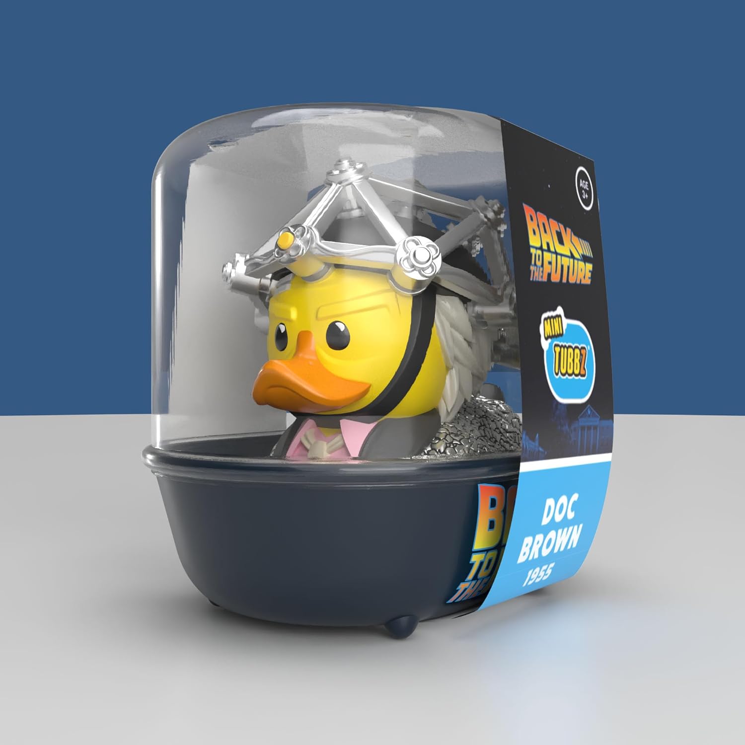 TUBBZ Mini: Back to the Future - Doc Brown 1955 Cosplaying Rubber Duck Vinyl Figure