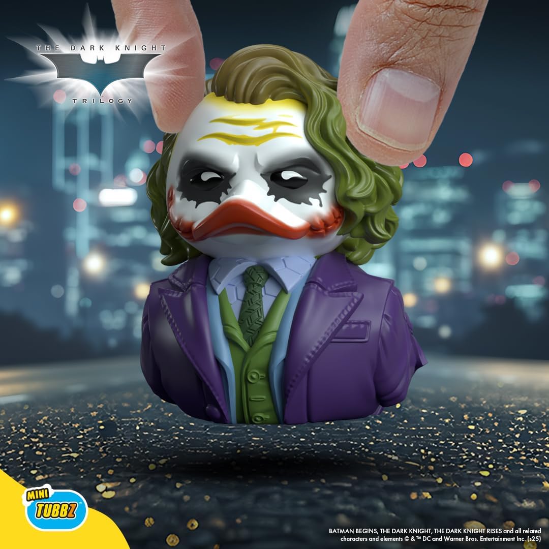 TUBBZ Mini: Batman The Dark Knight - Joker Cosplaying Rubber Duck Vinyl Figure