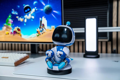 Cableguys Astro Bot Controller Holder & Phone Stand - Gaming Accessories for Room and Desk Setup, Holder Compatible with Xbox, PlayStation & Most Standard Game Controllers